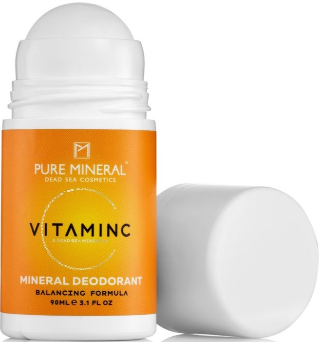 Pure Mineral Dead Sea Cosmetics Mineral Deodorant Vitamin C
