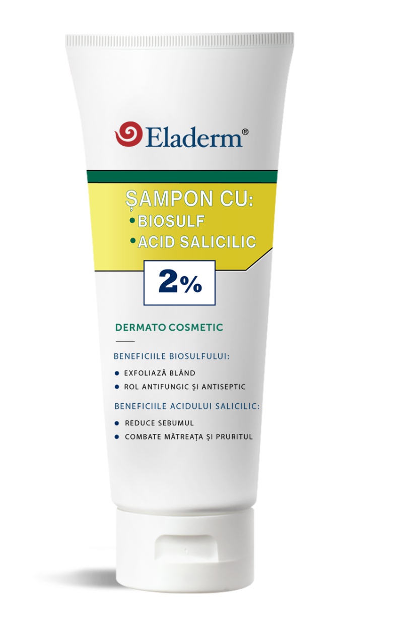 Eladerm Sampon Cu Biosulf Si Acid Salicilic 2%