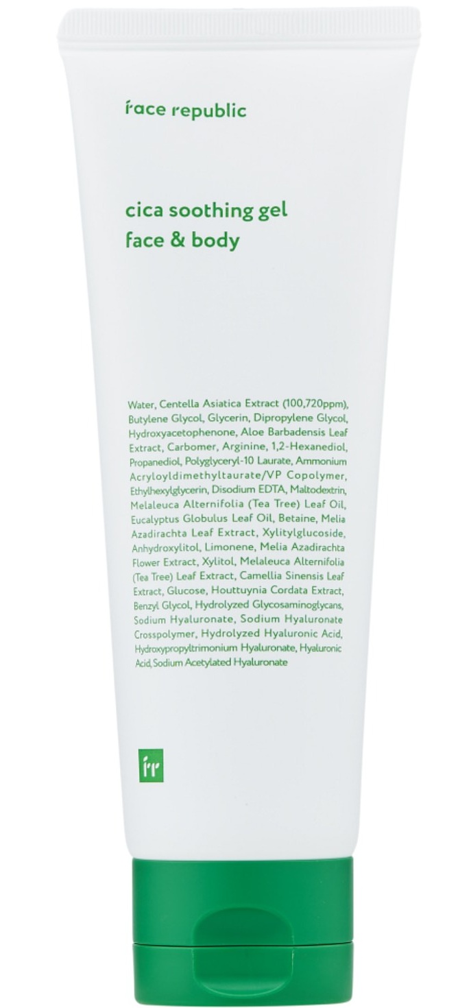 Face Republic Cica Soothing Gel Face & Body