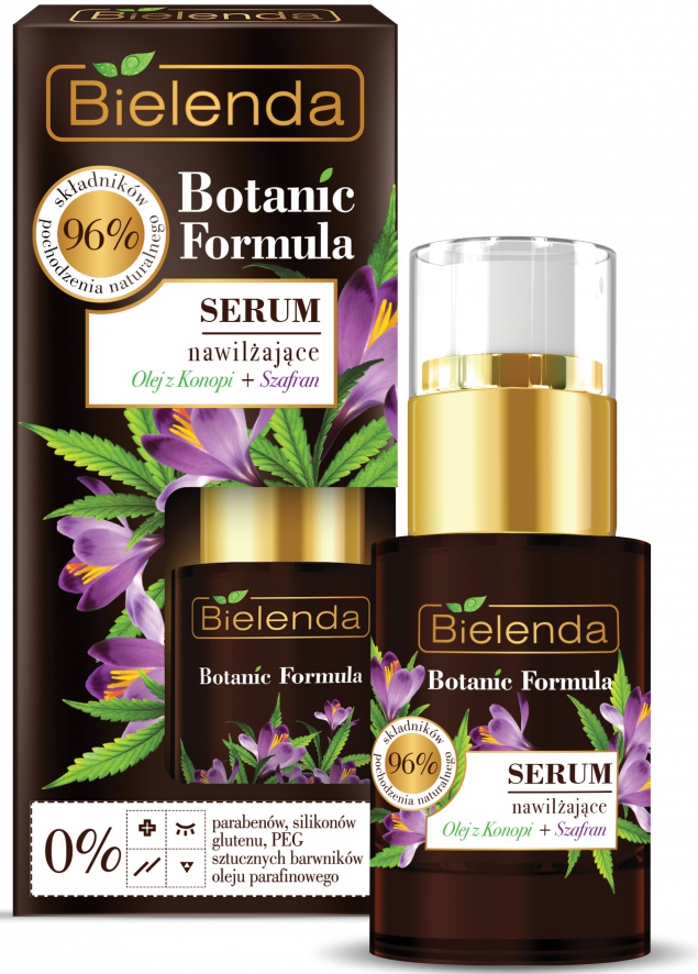 Bielenda Botanic Formula Hemp Oil + Saffron Moisturizing Face Serum