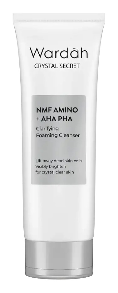 Wardah Crystal Secret NMF Amino + AHA PHA Clarifying Foaming Cleanser