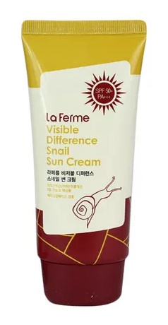 Farmstay La Ferme Visible Difference Snail Sun Cream