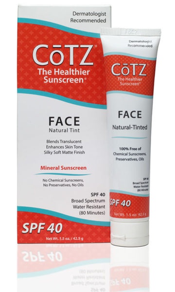 Cotz Face Natural Tinted Spf 40