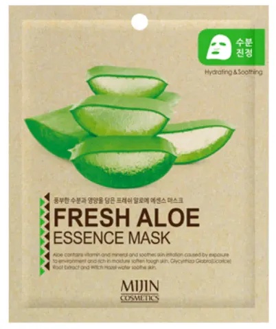 mijin cosmetics fresh aloe essence mask