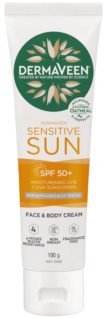 DermaVeen Sensitive Sun SPF50+