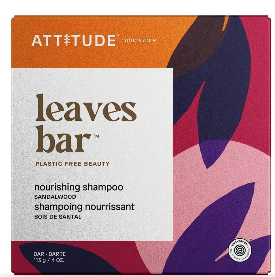 Attitude Leaves Bar Nourishing Shampoo Bar