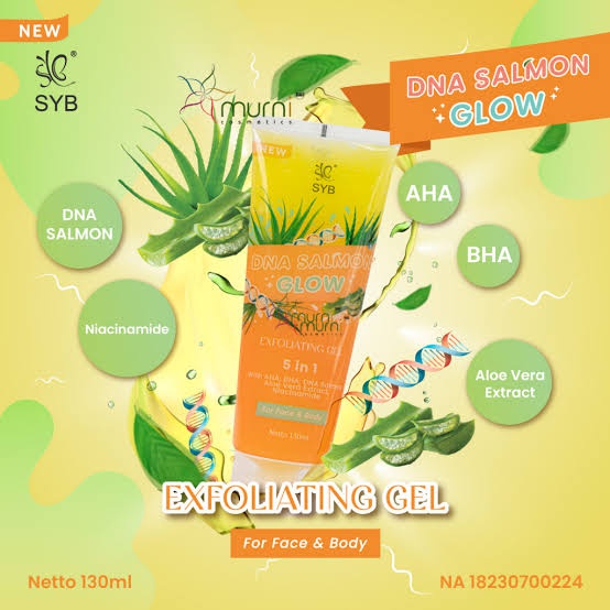 SYB Dna Salmon Glow Exfoliating Gel 5 In 1