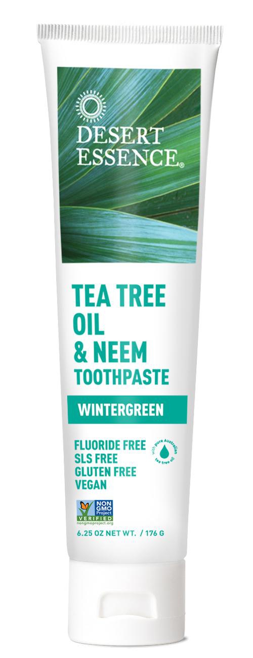 Desert Essence Toothpaste Tea Tree And Nimba