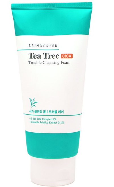 Bring Green Tea Tree Cica Trouble Cleansing Foam