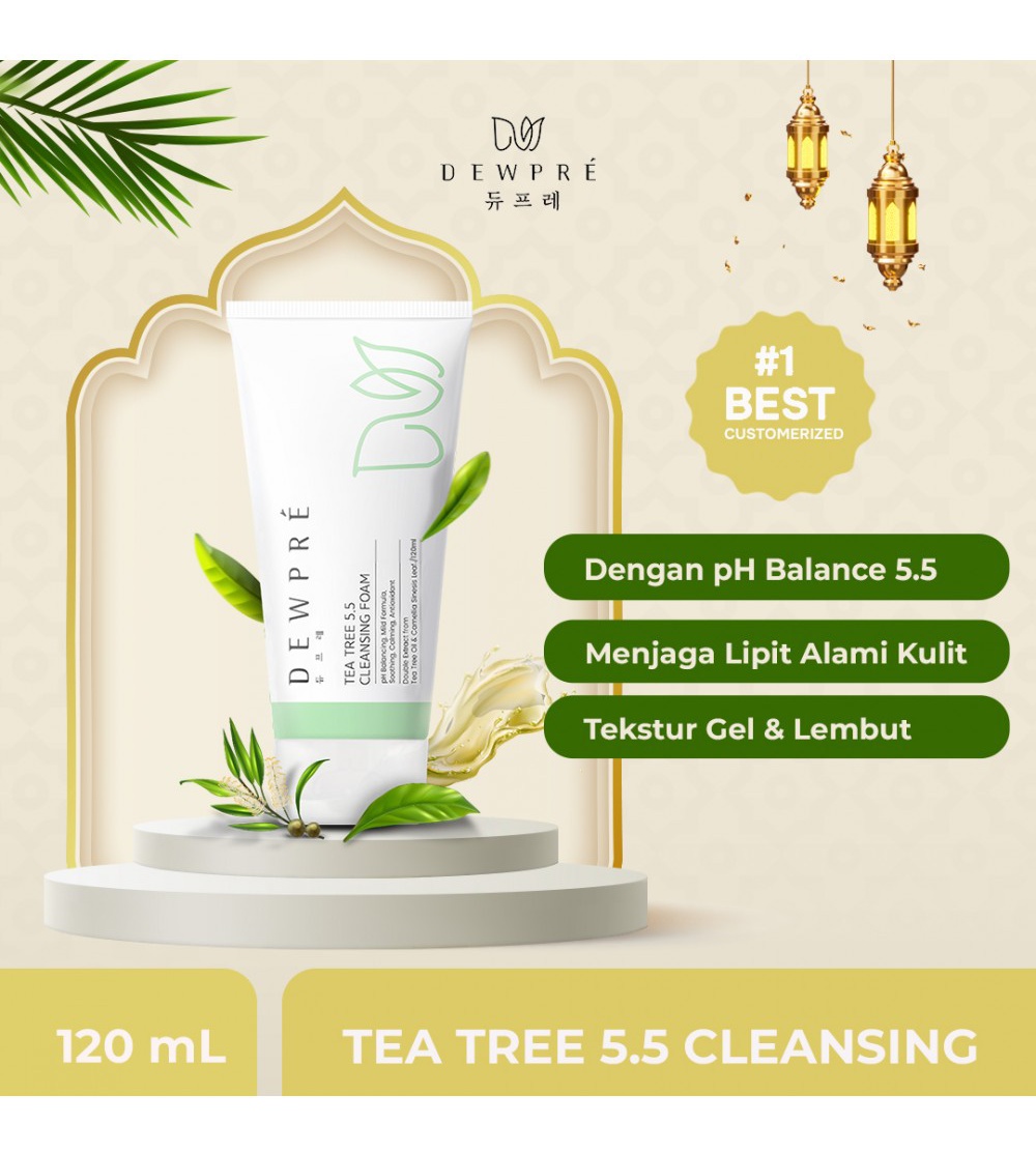 Dewpre Tea Tree 5.5 Cleansing Foam