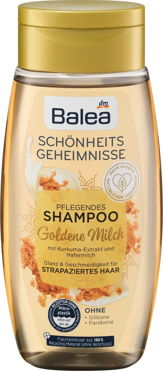 Balea Schönheitsgeheimnisse Pflegendes Shampoo Goldene Milch