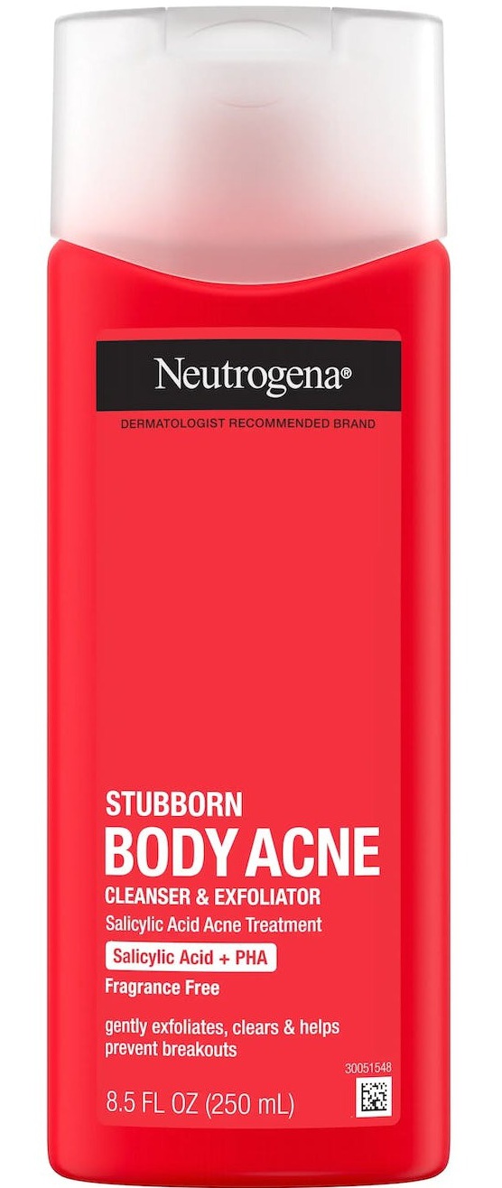 Neutrogena Stubborn Body Acne Cleanser & Exfoliator Fragrance Free