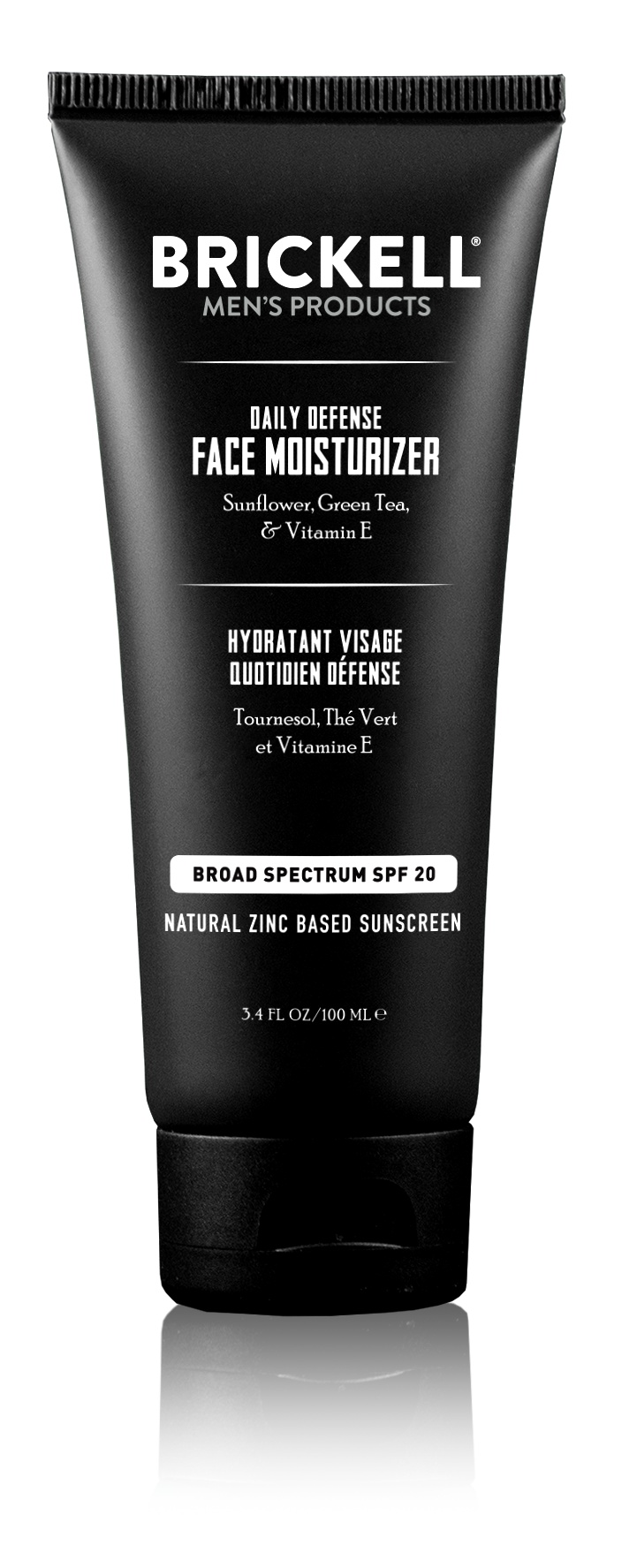 Brickell Men's Products Daily Defense Face Moisturizer With SPF 20 For Men