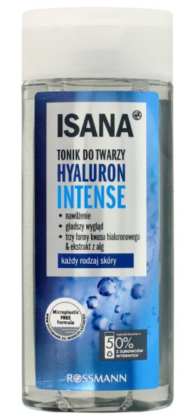 Isana Hyaluron Intense Tonik Do Twarzy, Nawilżający