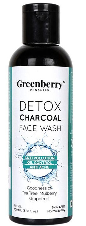 Greenberry  Detox Charcoal Face Wash