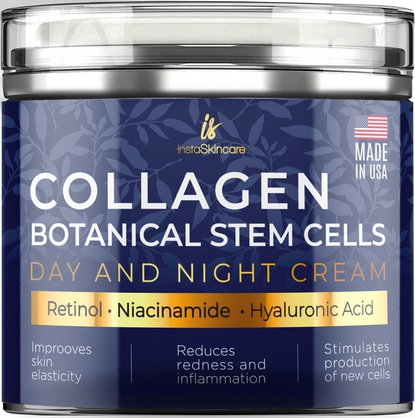 InstaSkincare Collagen Retinol + Stemcells Day and Night Cream