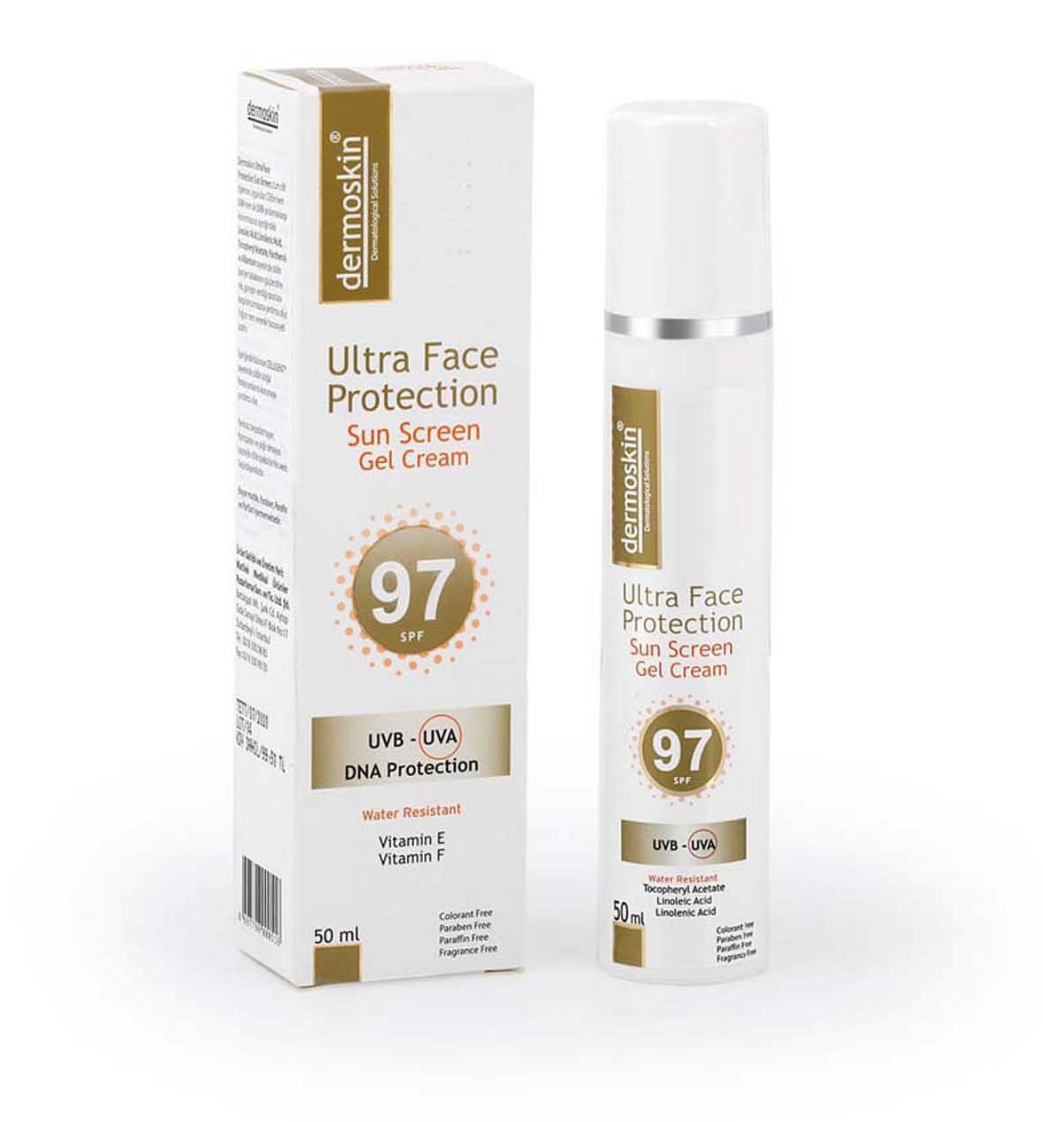 Dermoskin Ultra Face Protection Sun Screen Gel Cream SPF 97