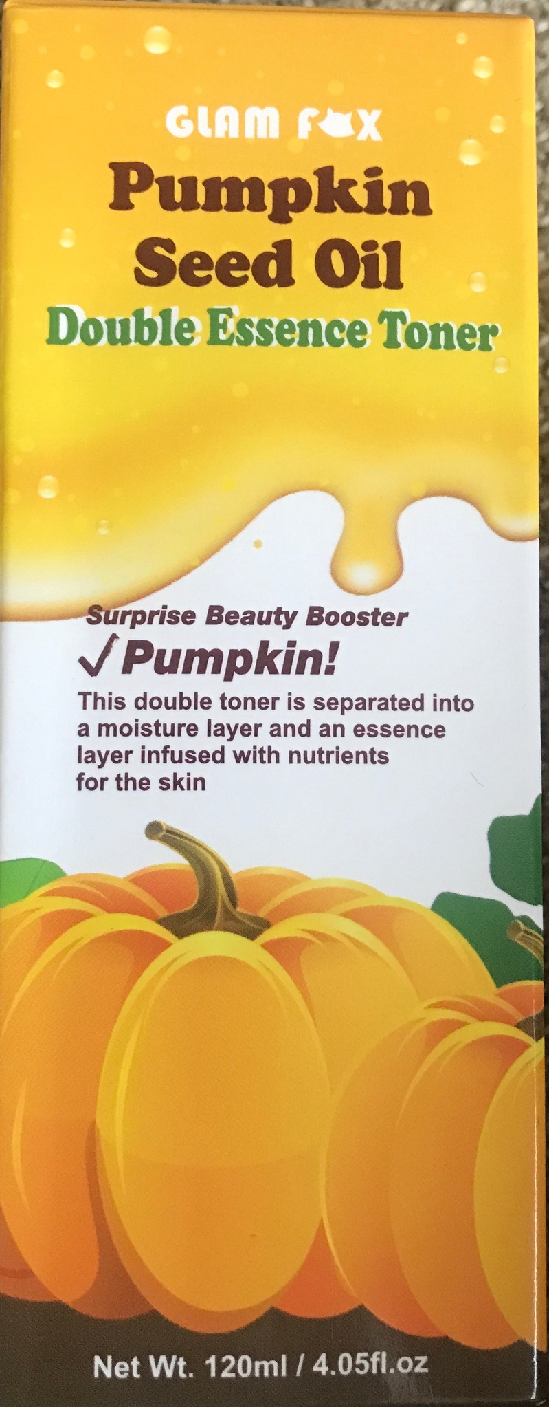 glamfox Pumpkin Seed Oil Double Essence Toner