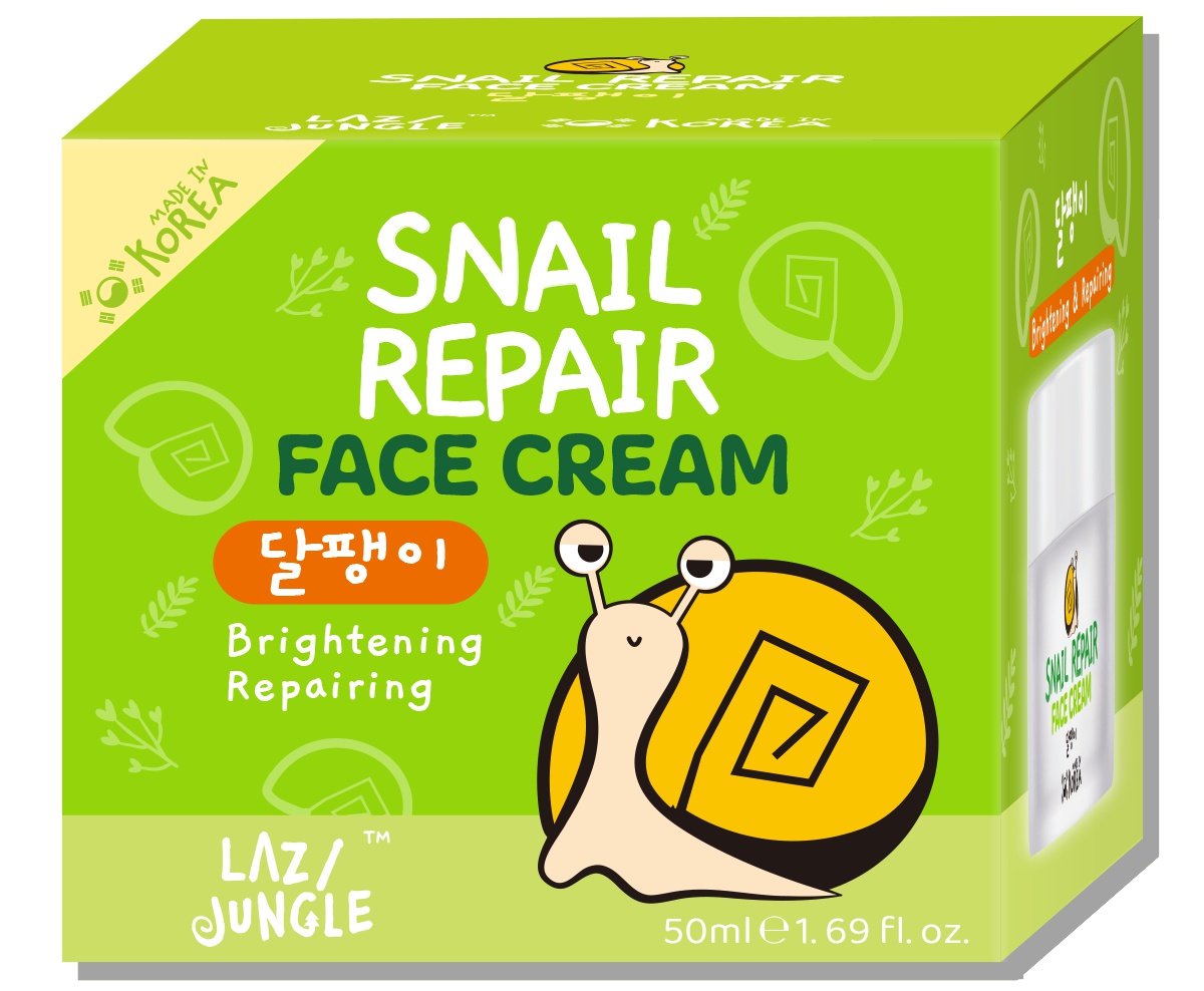 Lazy Jungle Snail Repair Face Cream