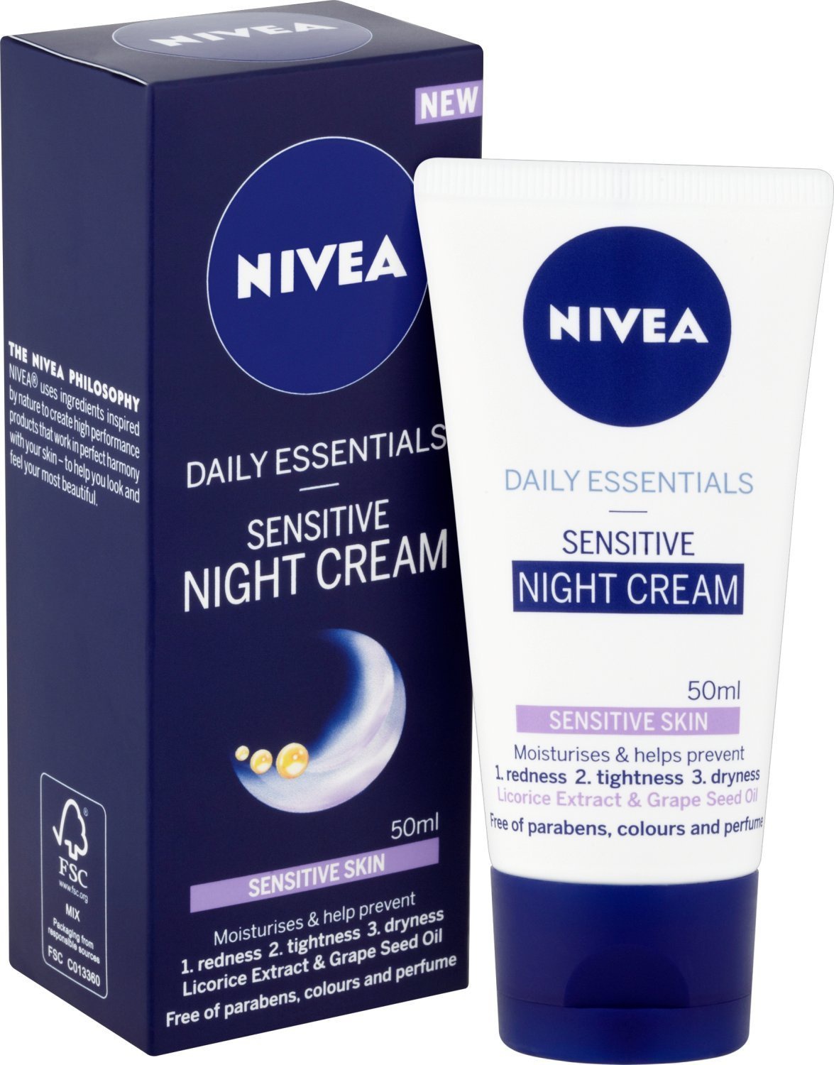 Nivea Daily Essentials Sensitive Night Cream