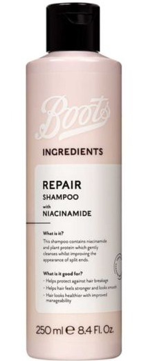 Boots Ingredients Repair Shampoo With Niacinamide