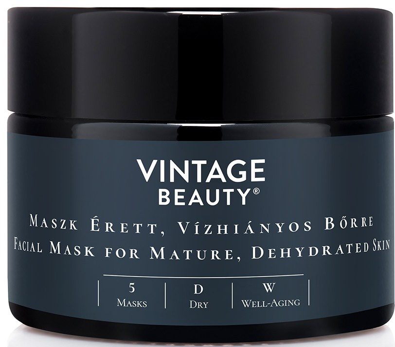 Vintage Beauty Facial Mask For Mature, Dehydrated Skin