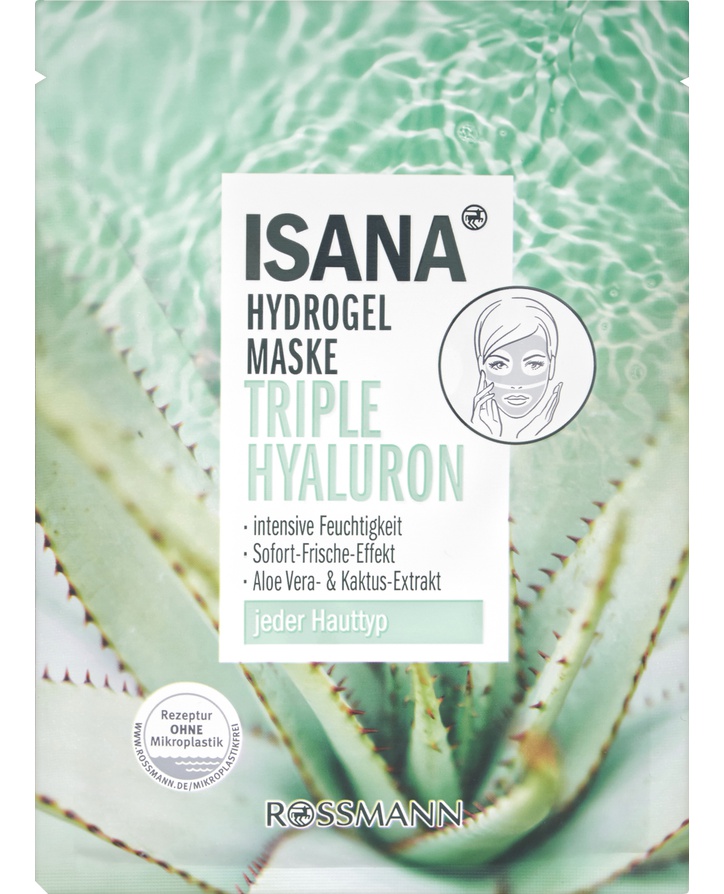 Isana Hydrogel Maske Triple Hyaluron