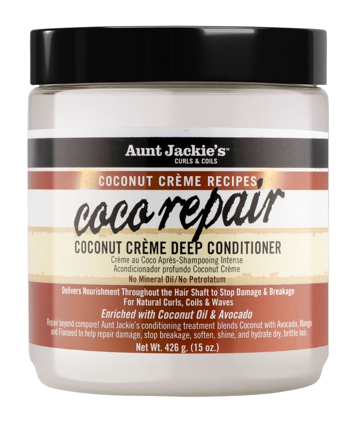 Aunt Jackie's Curls & Coils Coco Repair Coconut Creme Deep Conditioner
