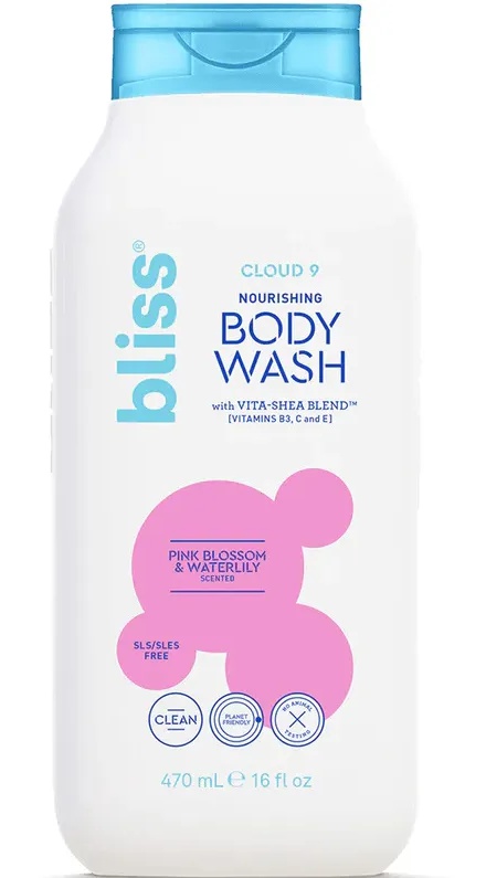 Bliss Cloud 9 Nourishing Body Wash Pink Blossom & Water Lily