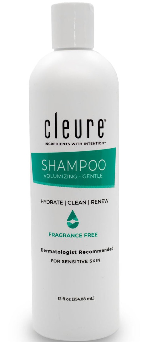 Cleure Hypoallergenic Volumizing Shampoo For Sensitive Skin - Fragrance Free