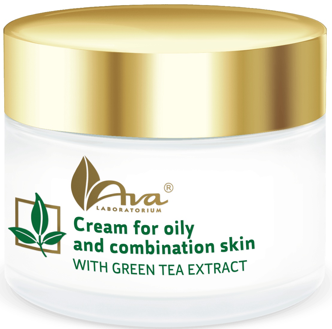 Ava Laboratorium Cream With Green Tea Extract Oily And Combination Skin