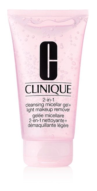 Clinique 2-In-1 Cleansing Micellar Gel + Light Makeup Remover