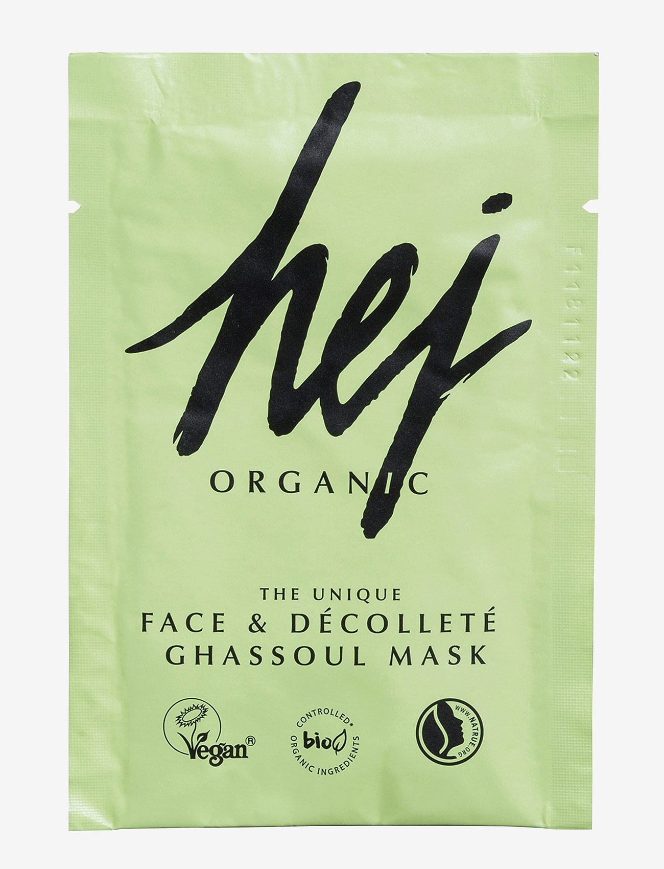 Hej organic The Unique Face & Décolleté Ghassoul Mask