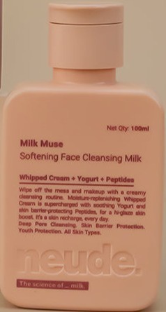 neude. Milk Muse Peptide Face Cleansing Milk