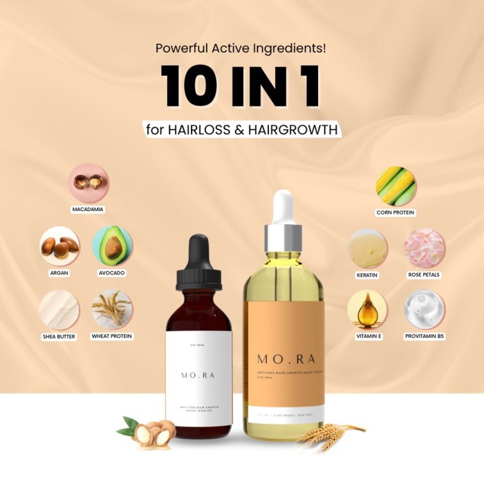 Mo.Ra Anti Loss Hair Growth Magic Hair Oil