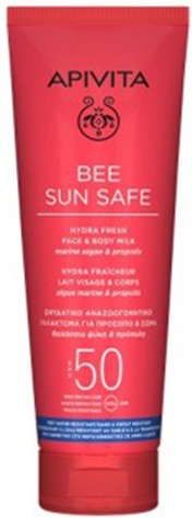 Apivita Bee Sun Safe Hydra Fresh Face & Body Milk Spf50