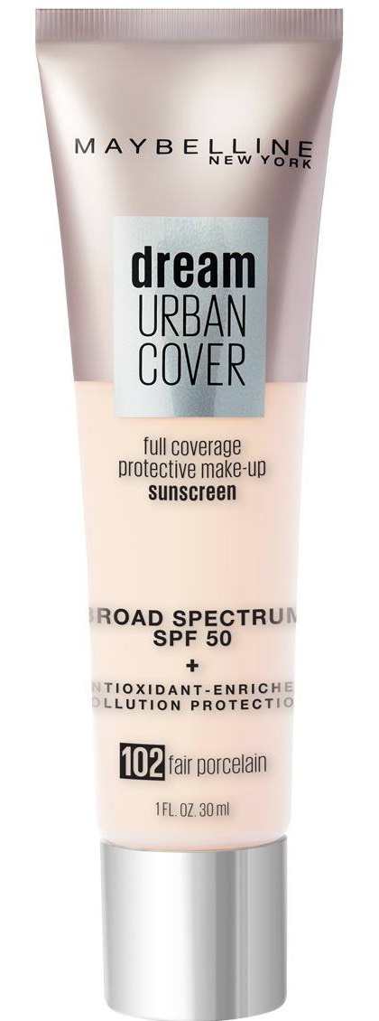 Maybelline Dream Urban Cover Flawless Coverage Foundation Makeup Spf 50