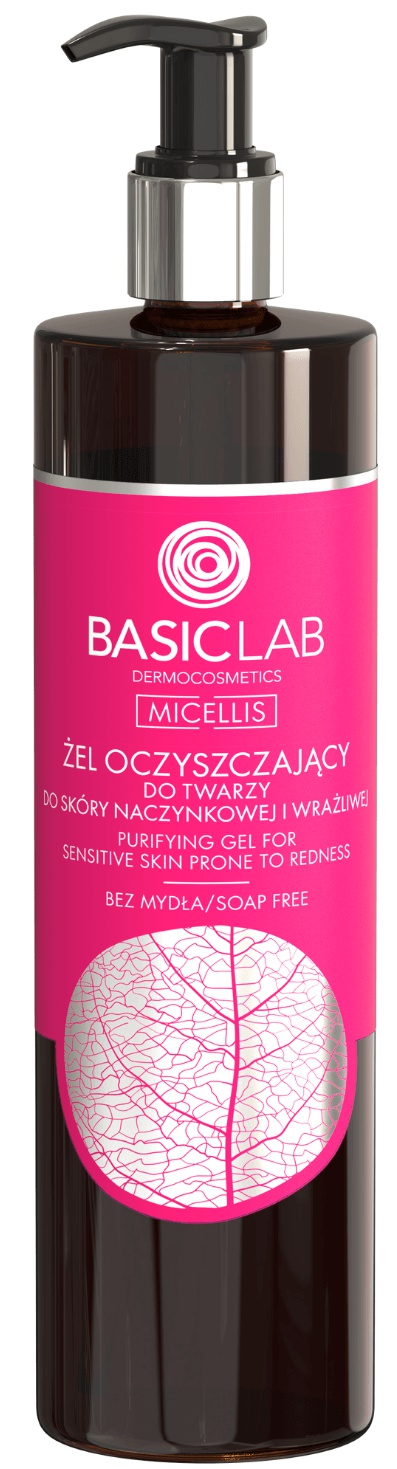 Basiclab Micellis Purifying Gel For Sensitive Skin Prone To Redness