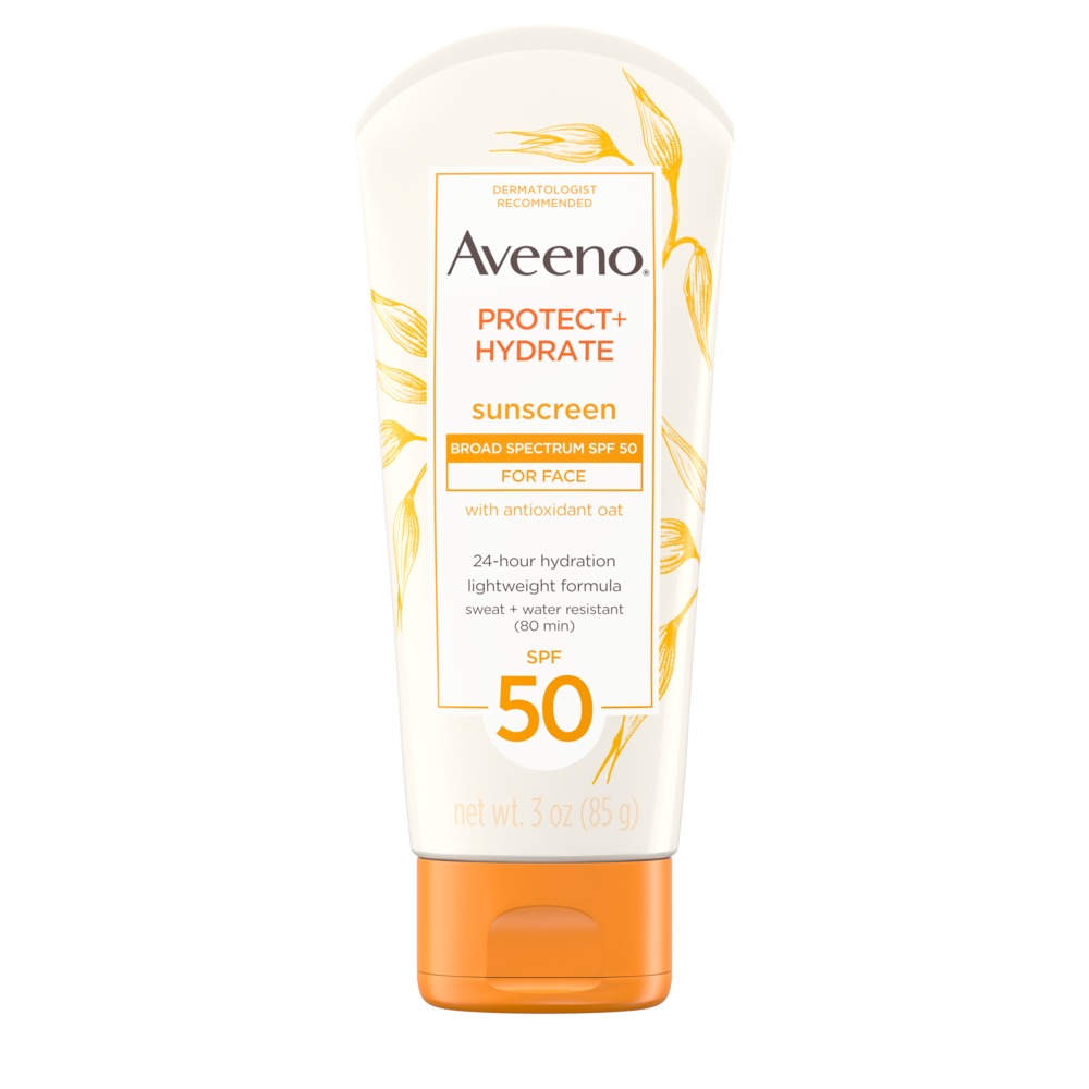 Aveeno Protect + Hydrate Sunscreen 50 For Face