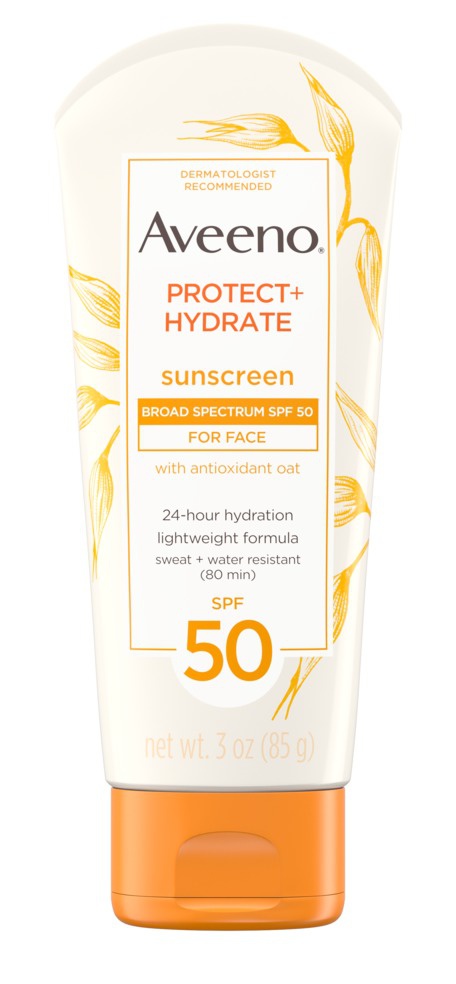 Aveeno Protect + Hydrate Sunscreen 50 For Face