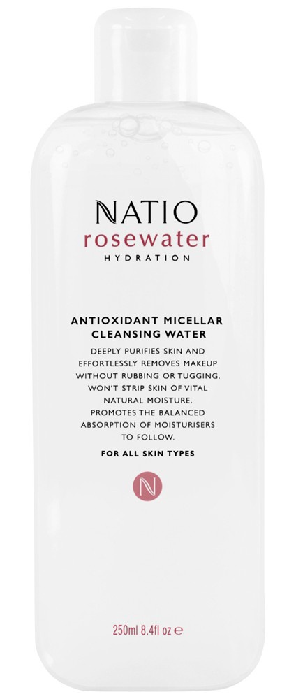 Natio Rosewater Hydration Antioxidant Micellar Cleansing Water