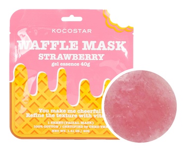 KOCOSTAR Waffle Mask Strawberry