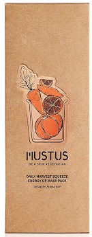 MUSTUS Daily Harvest Squeeze Energy Up Mask
