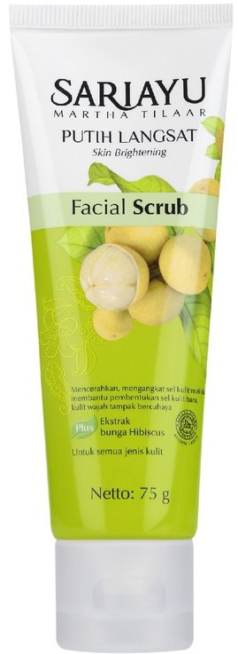 Sariayu Putih Langsat Facial Scrub