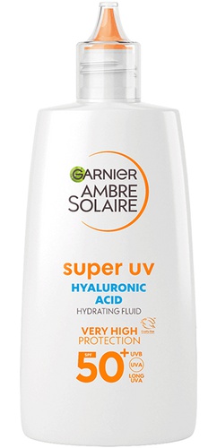 Garnier Ambre Solaire Super UV Face Fluid SPF 50+ Hyaluronic Acid (2024)