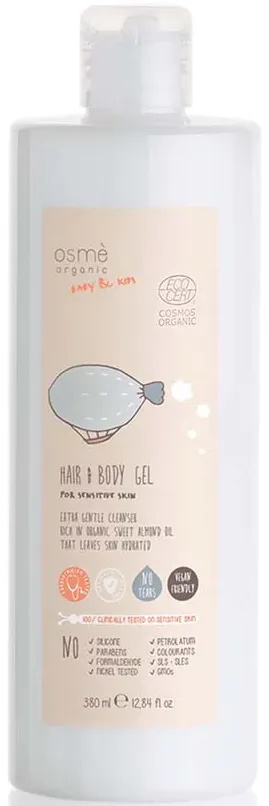 Osmè Organic Baby & Kids Hair & Body Gel For Sensitive Skin