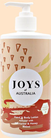 Joys of Australia Hand And Body Lotion Infused With Nectarine And Honey