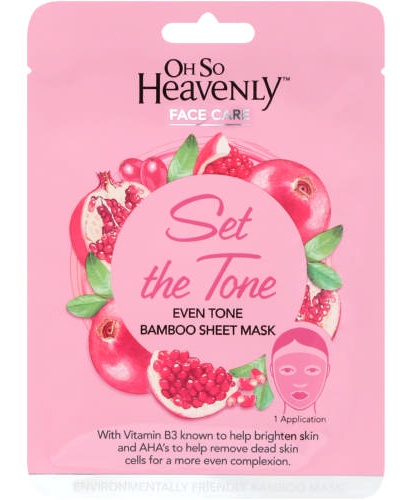 Oh So Heavenly Set The Tone Even Tone Bamboo Sheet Mask