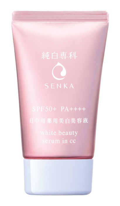 JUNPAKU SENKA White Beauty Serum in CC SPF50+ PA++++
