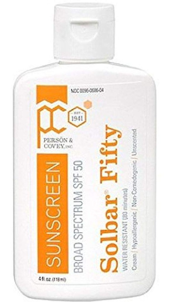 Solbar Fifty Water Resistant Sunscreen, Broad Spectrum SPF 50 Protection Cream
